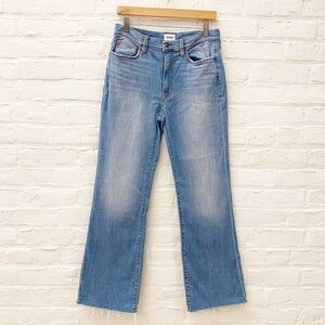 Hudson || Blair Boot Cut Jeans Raw Hem Blue‎ 30